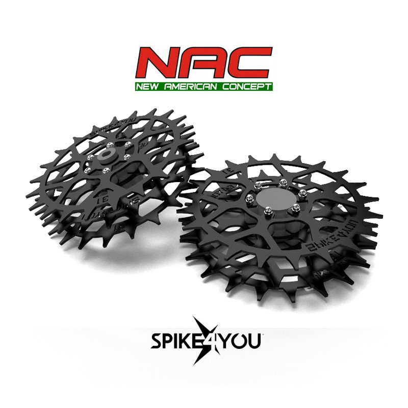 KO31 Koła do robota koszącego NAC RLM 1800G2-T stal nierdzewna 3mm