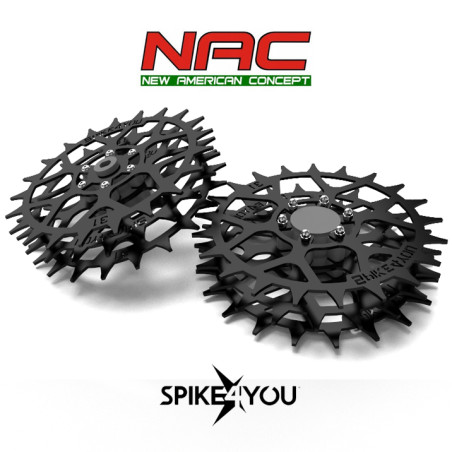 KO31 Koła do robota koszącego NAC RLM 1800G2-T stal nierdzewna 3mm