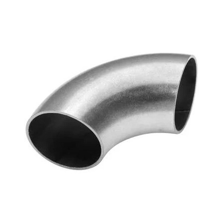 Kolano wydechowe nierdzewne 57 mm 90° INOX 2.25 CALA