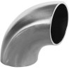 Kolano wydechowe nierdzewne 76 mm 90° INOX 2,75 CALA