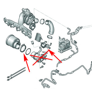 K019 Zaślepka EGR Audi, Skoda, Seat, VW 1,6 2.0 TDI CUNA, CLCH