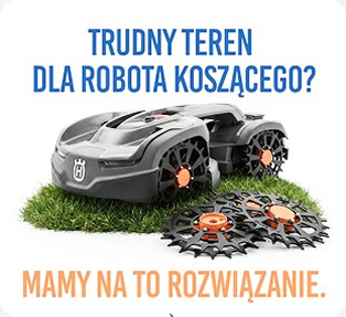 Trudny teren dla robota koszącego? Mamy na to rozwiązanie.